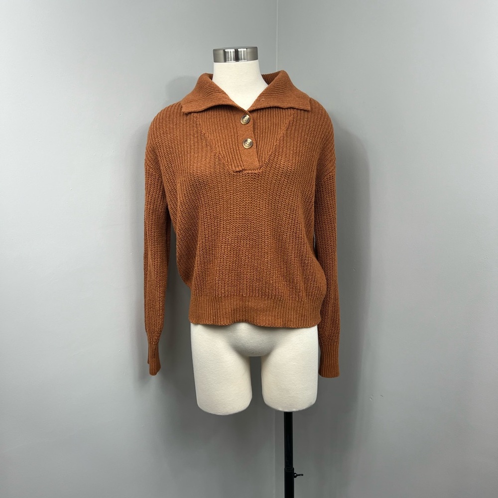 Shein Brown Knit Sweater
